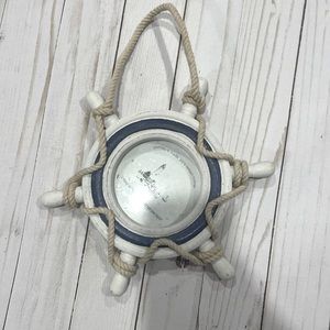 Ship Wheel Picture Frame Decor